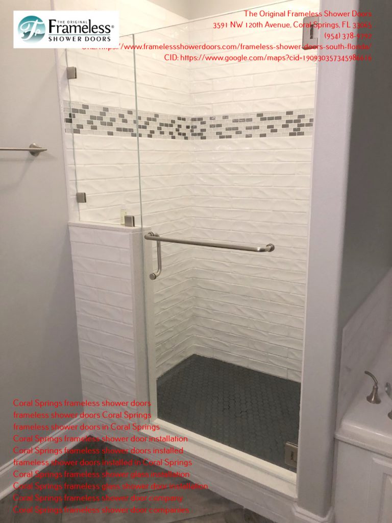 All About Coral Springs, Florida Shower Doors | Frameless Shower Doors