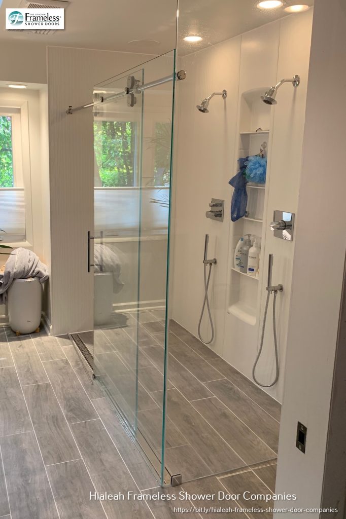 Doorless Shower Half Wall Glass Shower Enclosures | Frameless Shower Doors